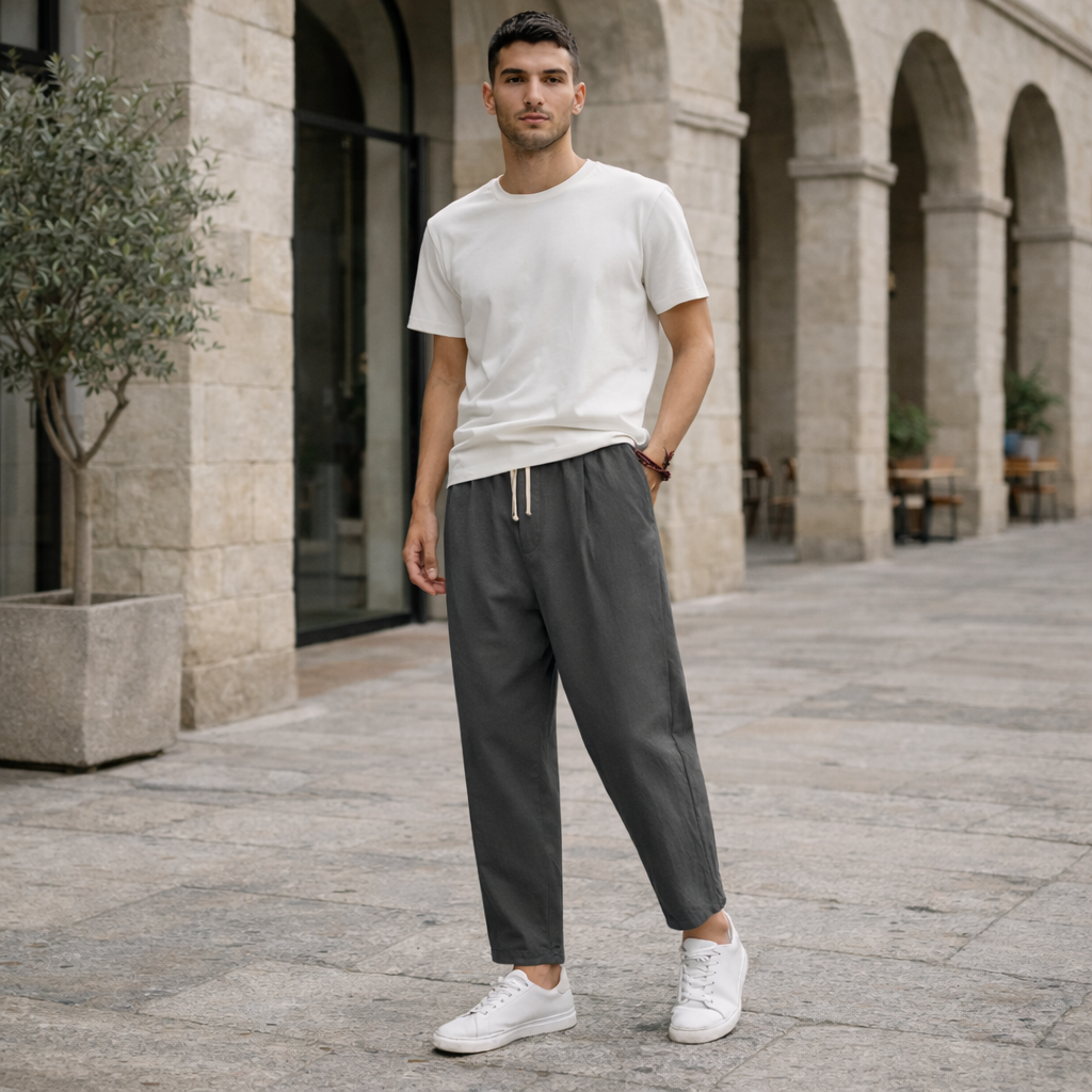 Pantalones de lino - Hombre