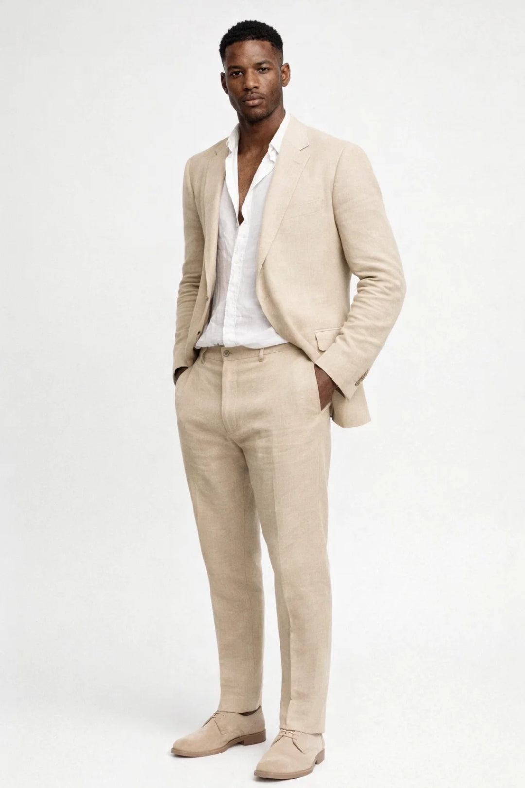 Conjunto de Pantalón para Hombre | Ajuste Regular, Diseño de Dos Piezas