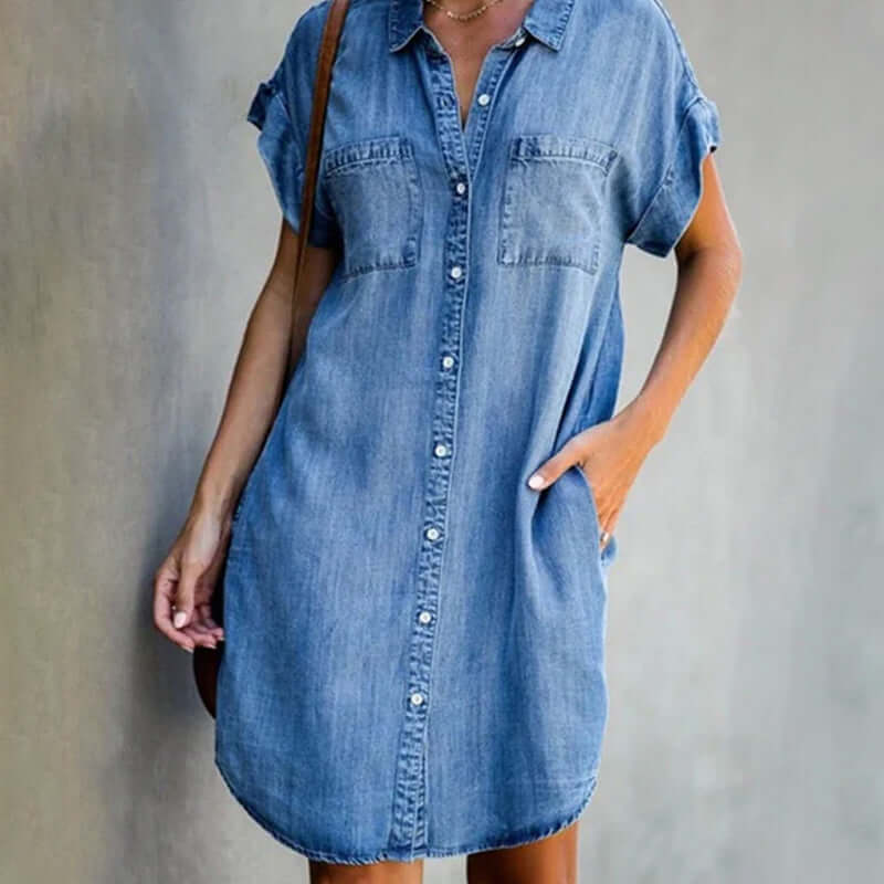 Vestido Vaquero Mujer | Ajuste Cómodo, Diseño Atemporal
