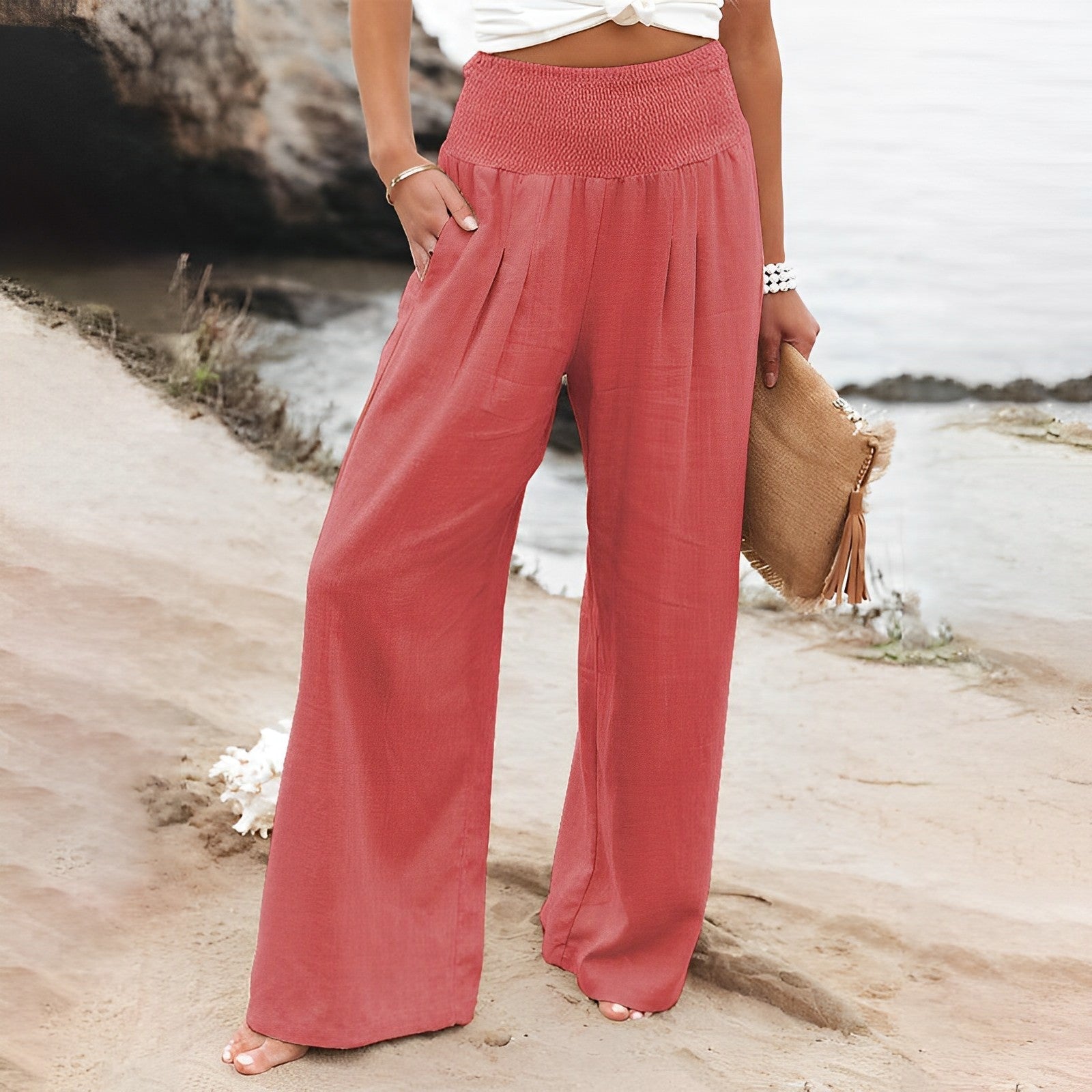 Pantalones Anchos para Mujer | Cintura Alta, Cómodos | Elegancia Diaria