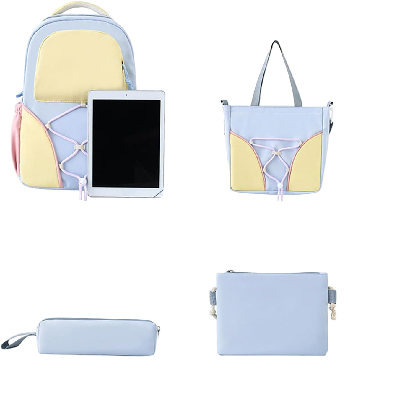 Mochila Escolar | Capacidad Grande, Estuche y Bolsas Incluidas