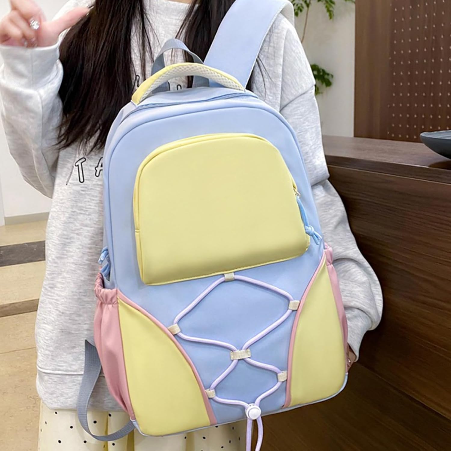 Mochila Escolar | Capacidad Grande, Estuche y Bolsas Incluidas