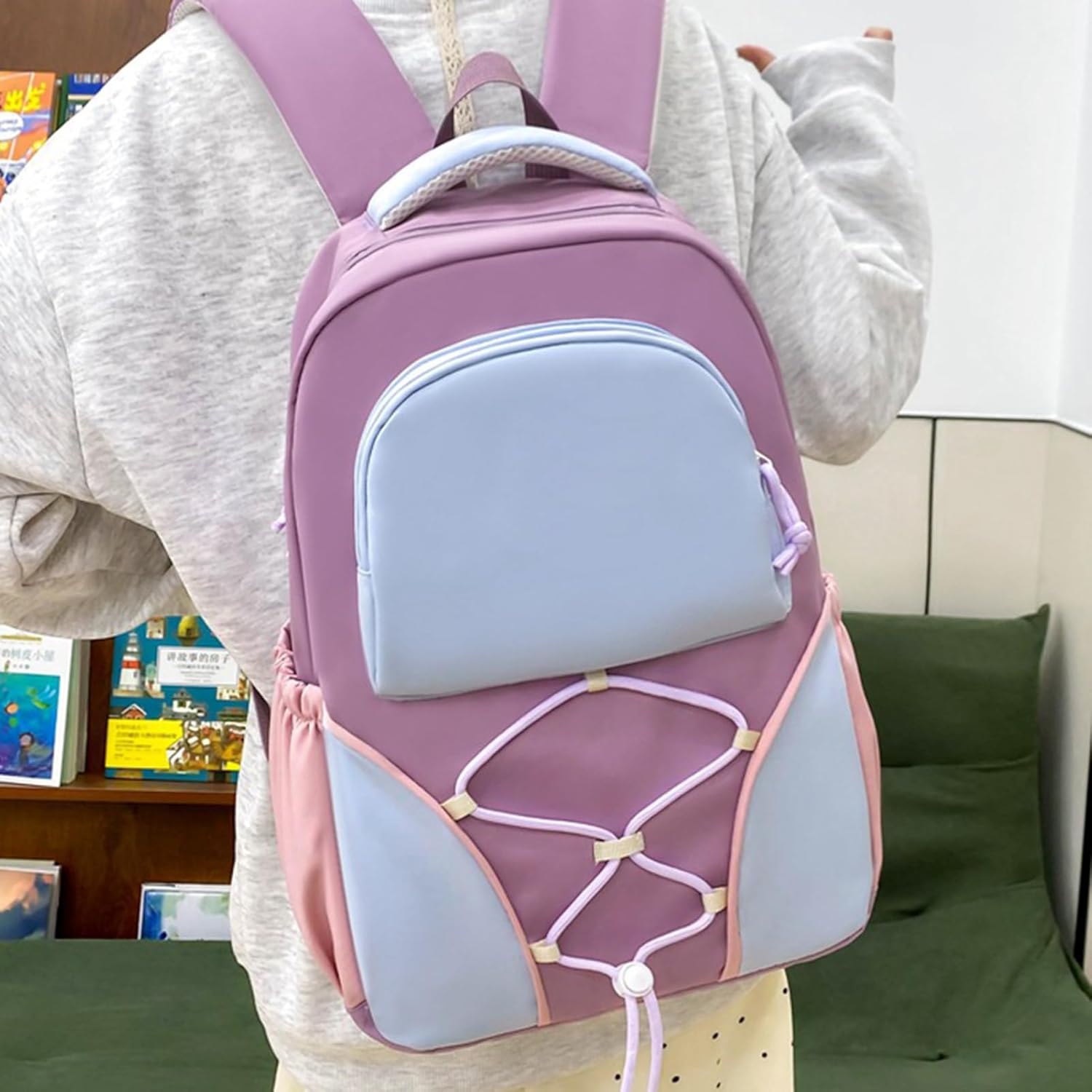 Mochila Escolar | Capacidad Grande, Estuche y Bolsas Incluidas