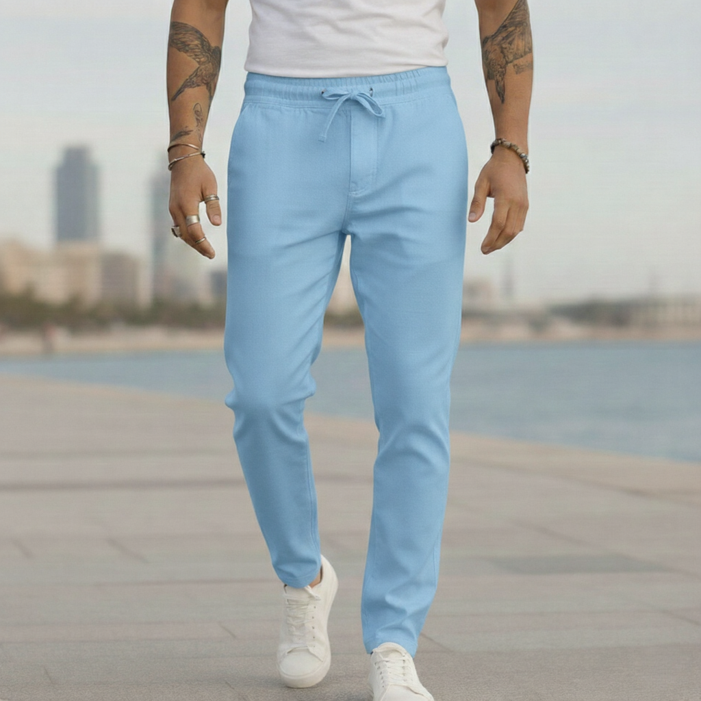 Pantalones de lino para hombre - Corte ajustado Urban Summer