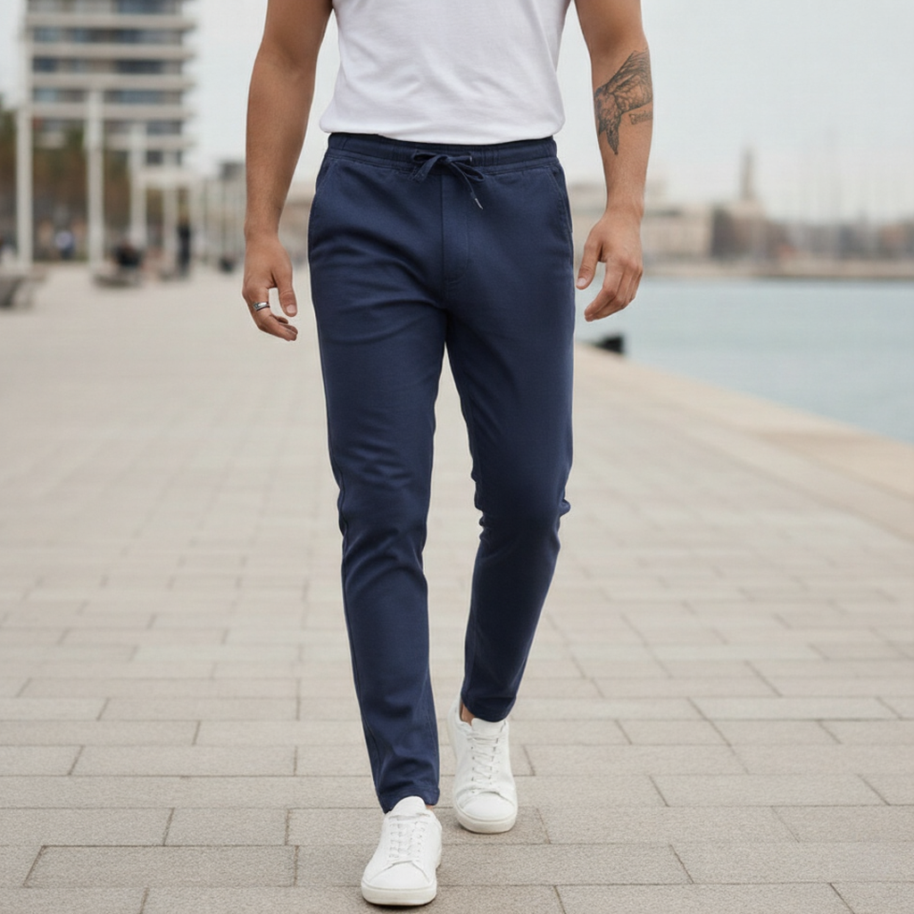 Pantalones de lino para hombre - Corte ajustado Urban Summer