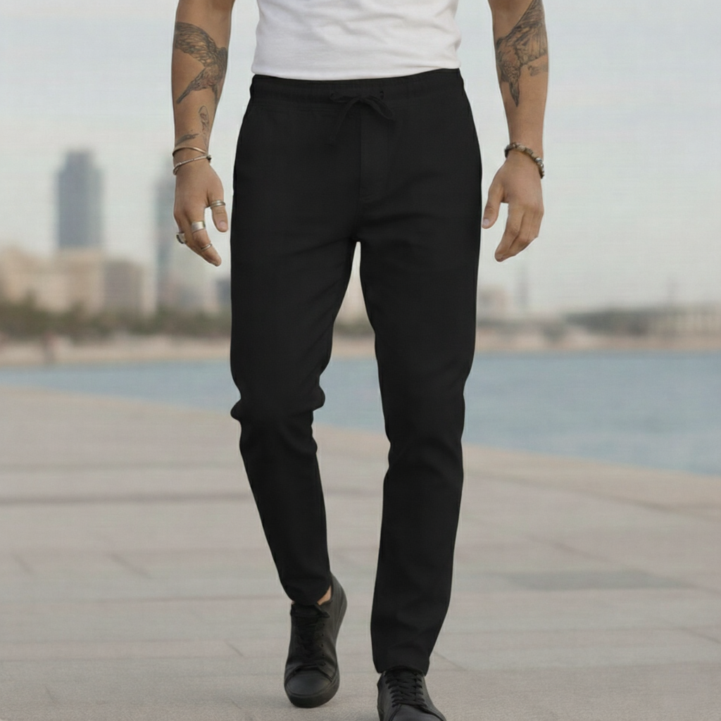 Pantalones de lino para hombre - Corte ajustado Urban Summer