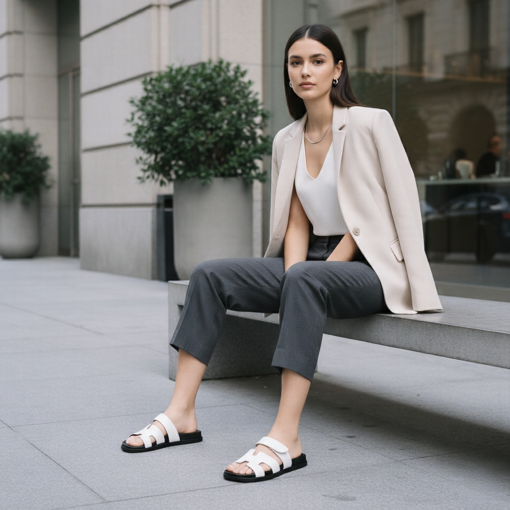 Sandalias Ergonómicas Mujer  - Tiras Ajustables Soporte Plantar