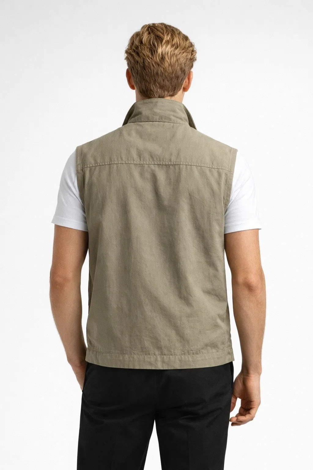 Chaleco para Hombre | Ligero con Cuello Alto | Casual