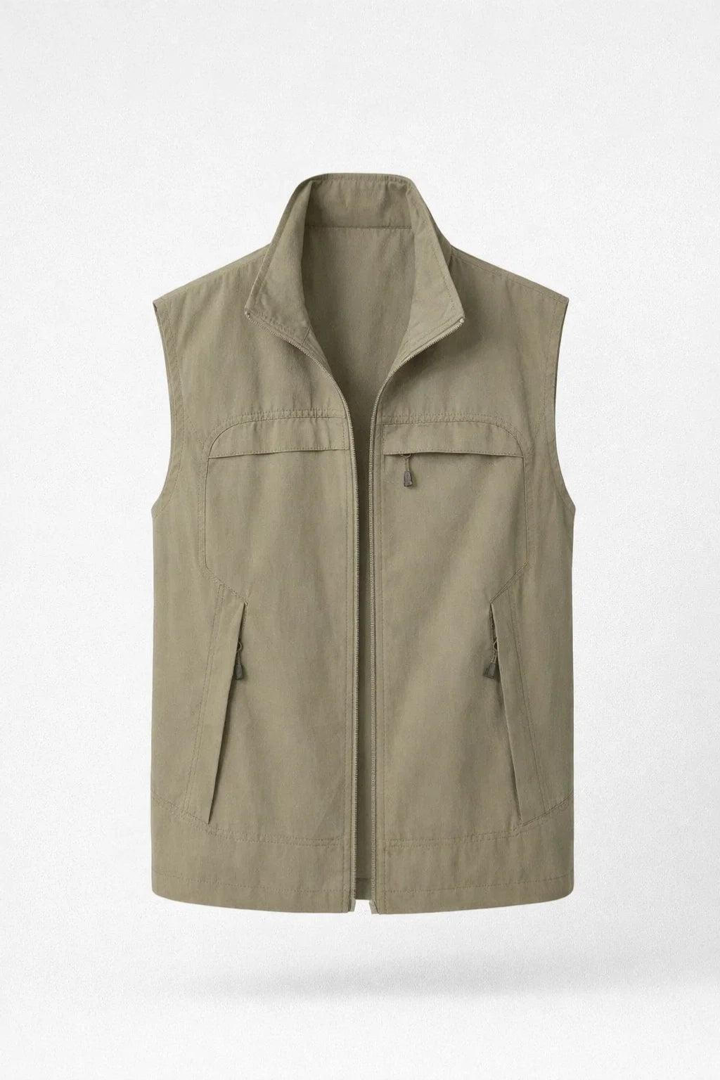 Chaleco para Hombre | Ligero con Cuello Alto | Casual