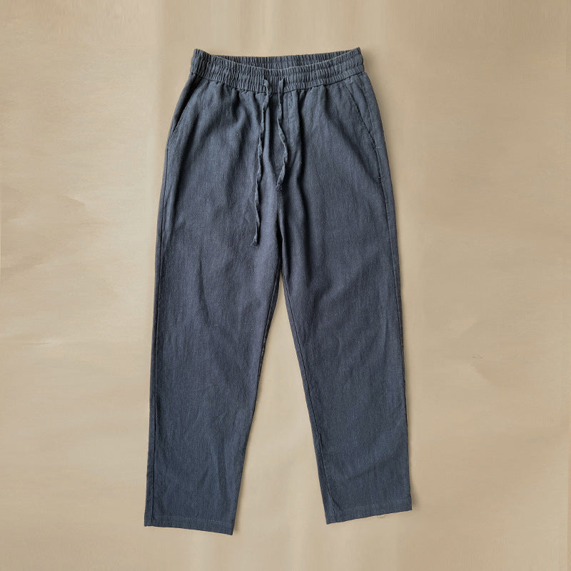 Pantalones de Lino para Hombre | Cintura Elástica | Transpirables
