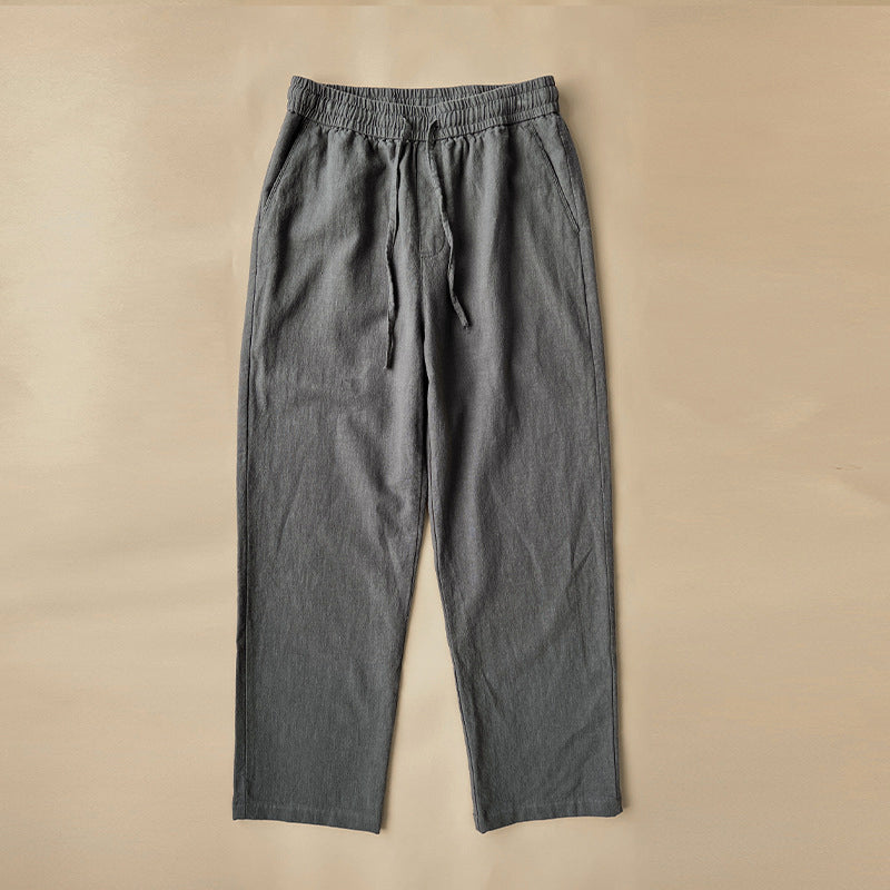 Pantalones de Lino para Hombre | Cintura Elástica | Transpirables