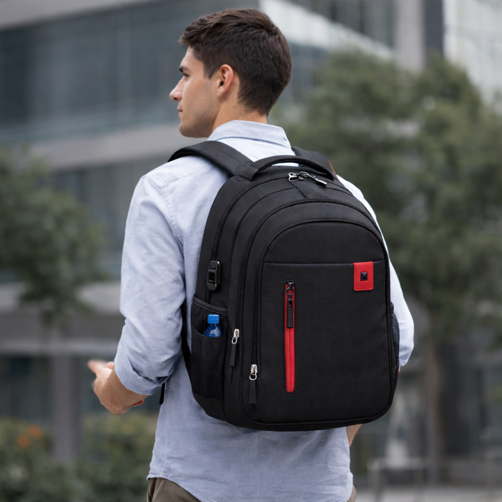 Mochila para Portátil Impermeable para Hombres | Oxford, Correas Acolchadas