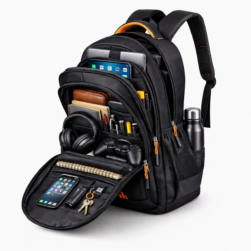 Mochila para Portátil Impermeable para Hombres | Oxford, Correas Acolchadas