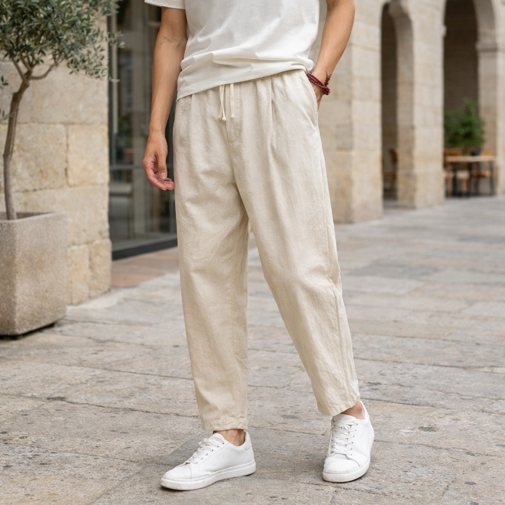 Dominique - Pantalones de lino - Confort casual de verano para hombre
