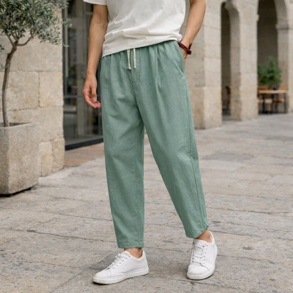 Dominique - Pantalones de lino - Confort casual de verano para hombre