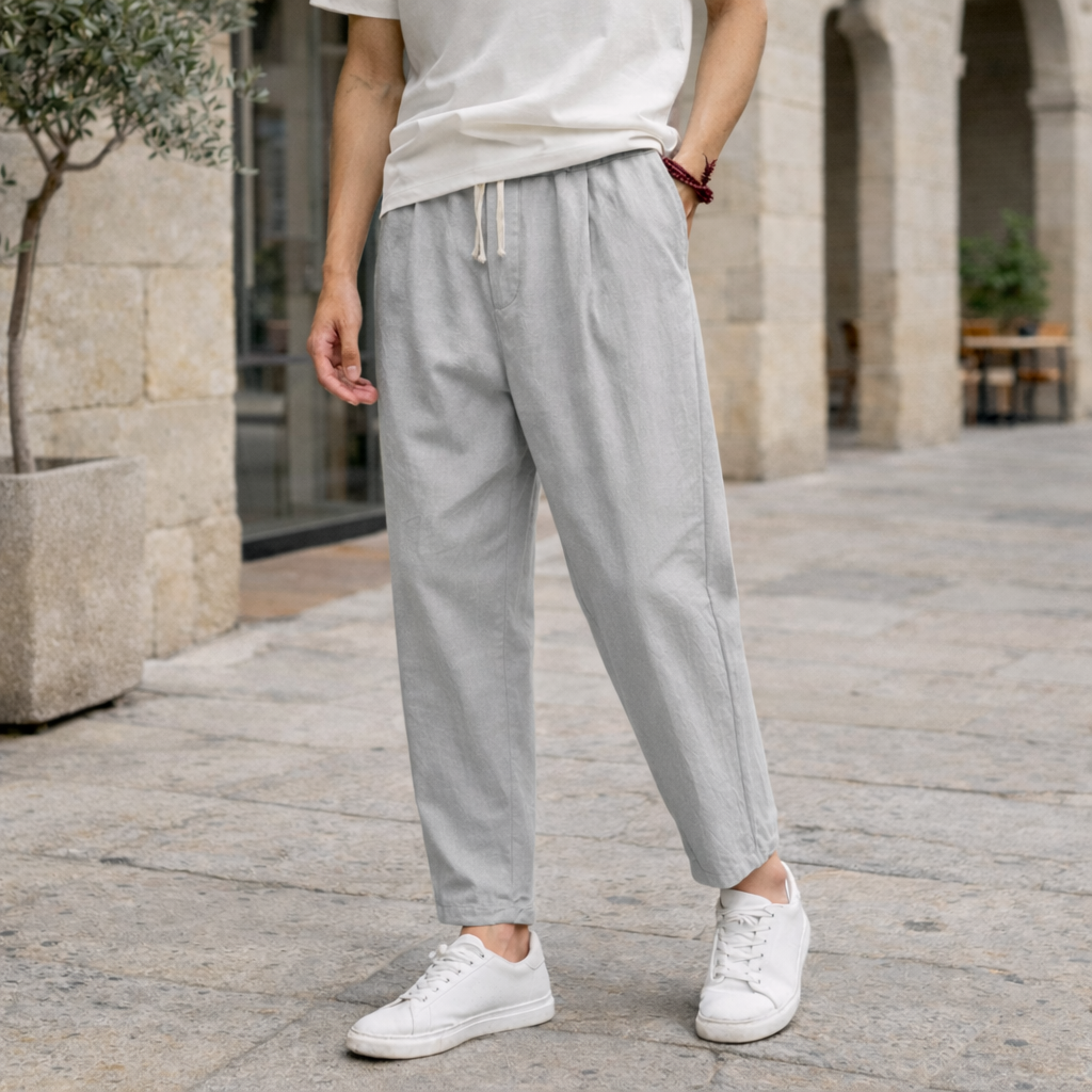 Dominique - Pantalones de lino - Confort casual de verano para hombre