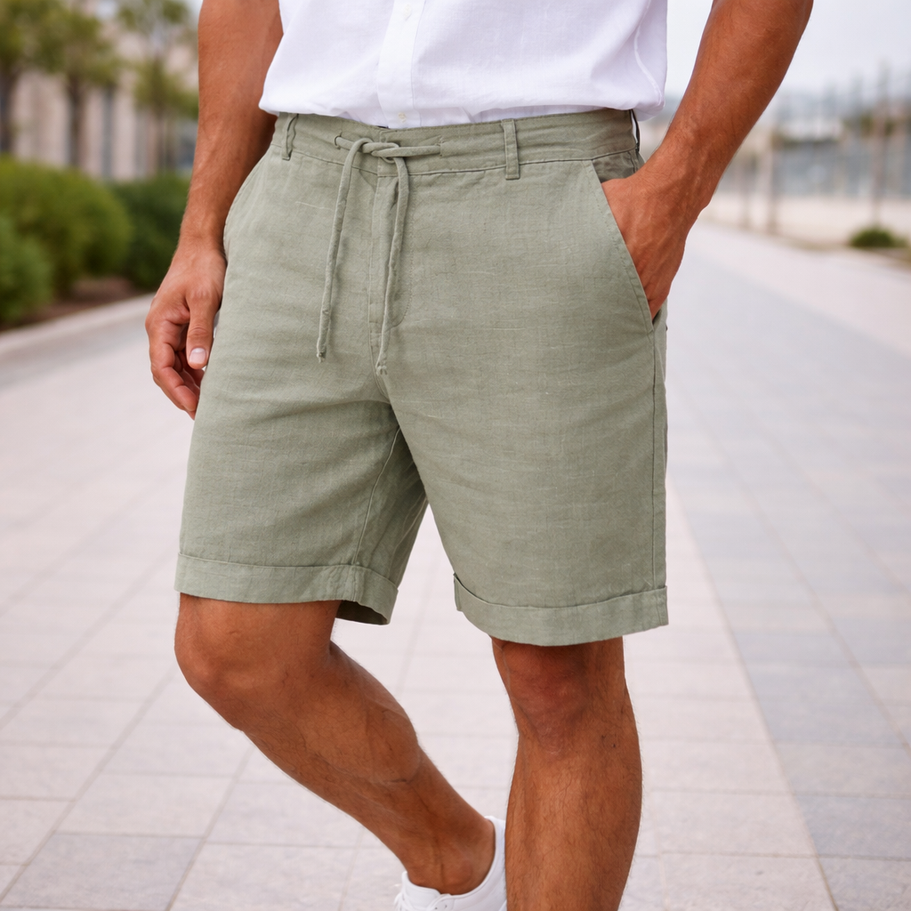Martin - Lino - Shorts de verano transpirables para hombre