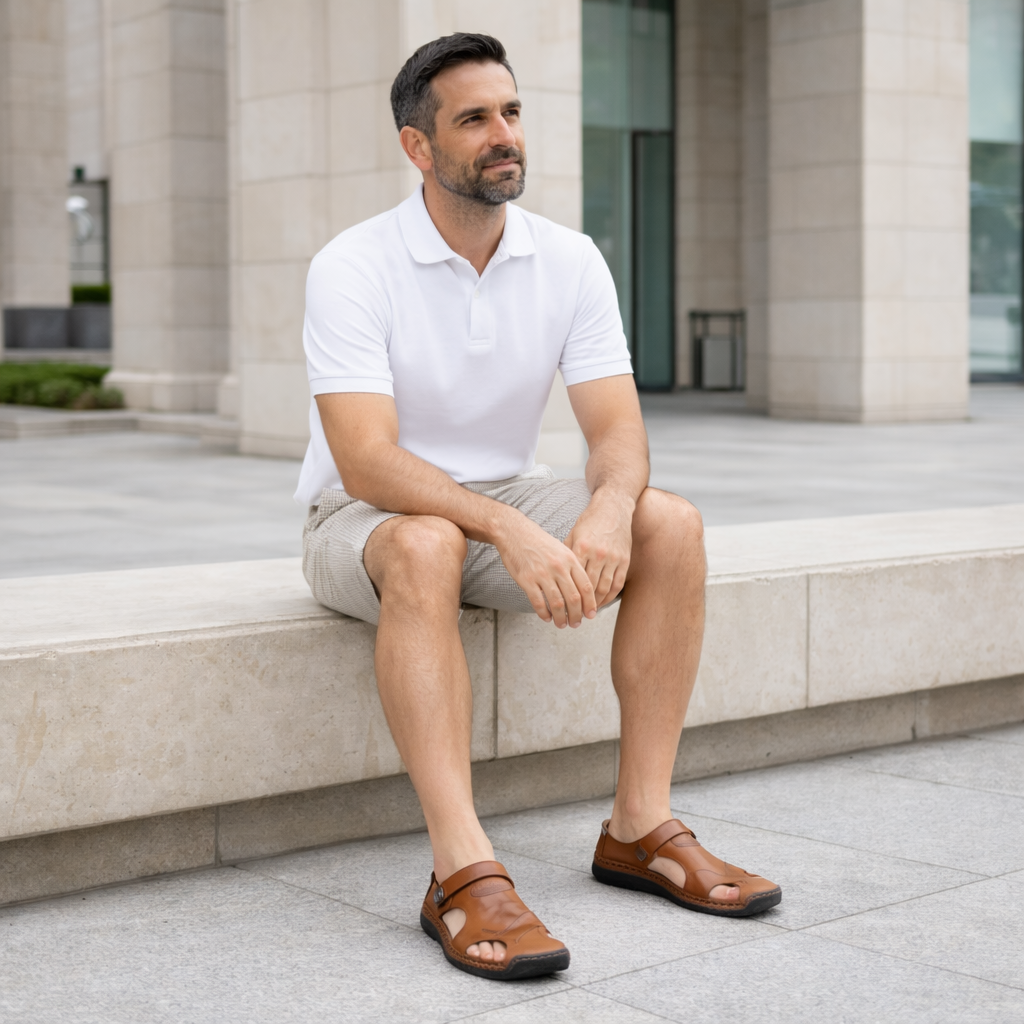Lex - Sandalias de verano ajustables - Premium para Hombre