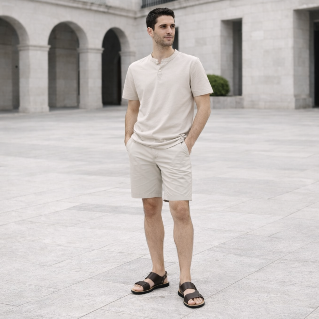 Christo - Sandalias sin cordones para hombre - comodidad informal para el verano
