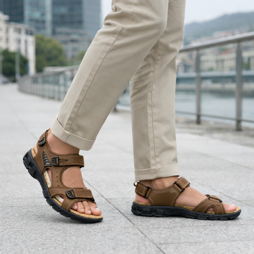 Sandalias Ortopédicas para Hombre con Soporte de Arco