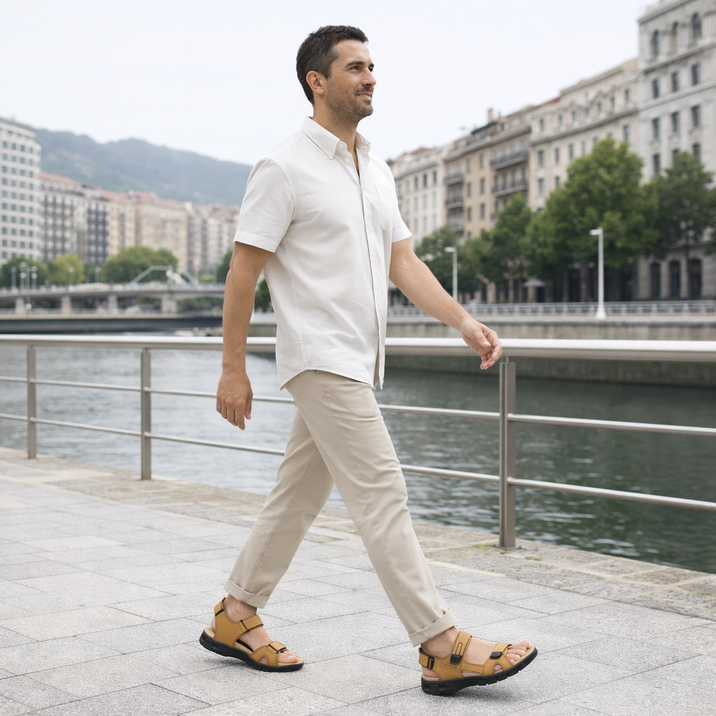 Sandalias Ortopédicas para Hombre con Soporte de Arco