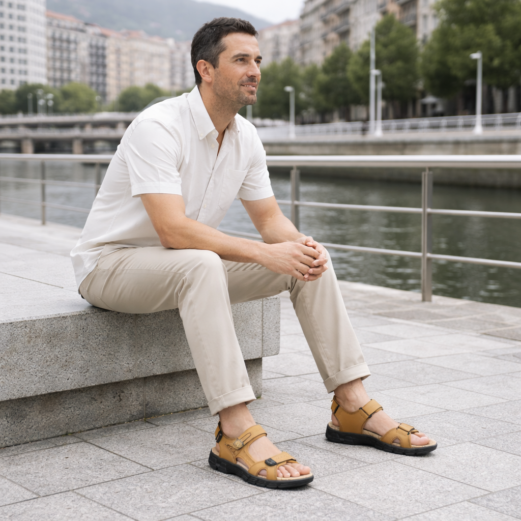 Sandalias Ortopédicas para Hombre con Soporte de Arco