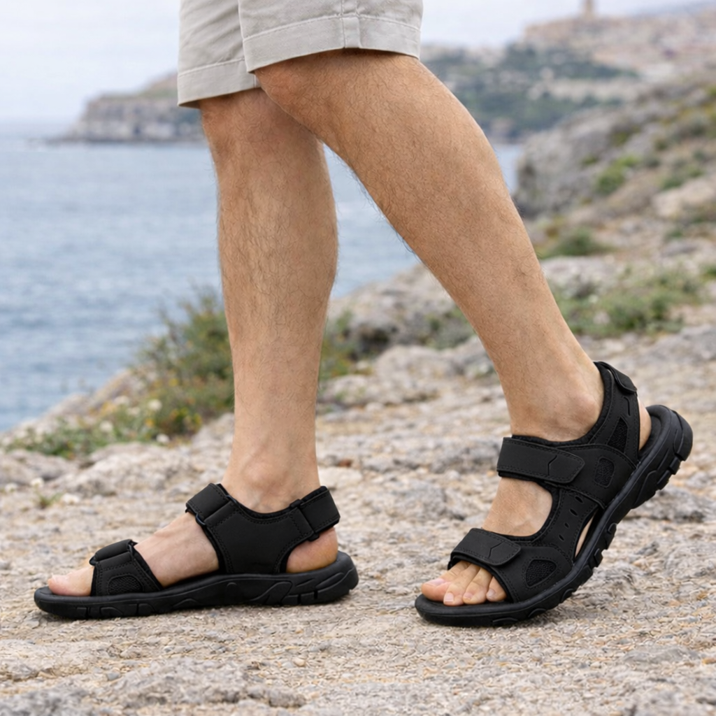 Sandalias Hombre Verano - Ajustables Confort Antideslizantes