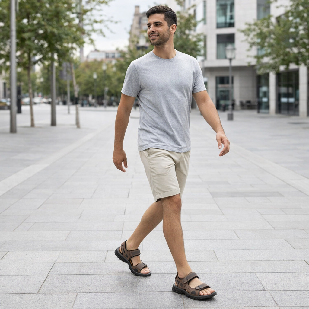Sandalias Hombre Verano - Ajustables Confort Antideslizantes