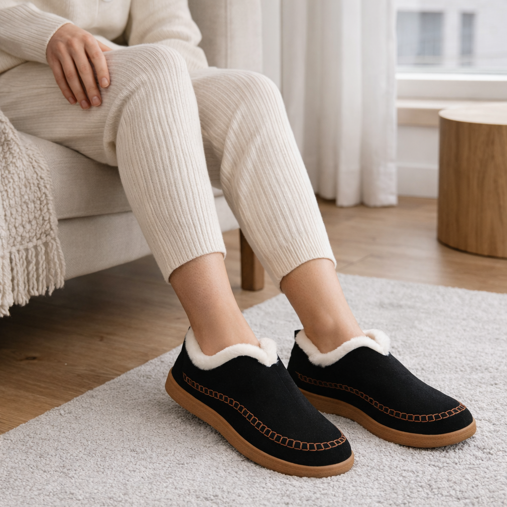 Pantuflas Mujer Invierno - Antideslizantes Cálidas Confort