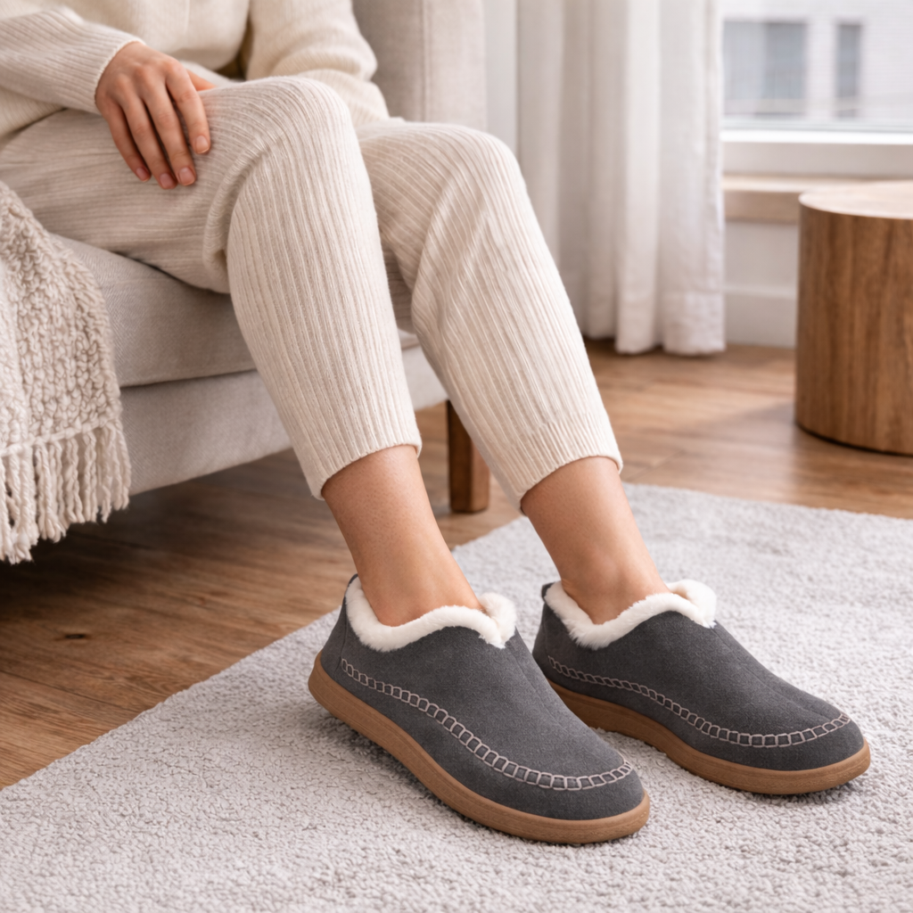 Pantuflas Mujer Invierno - Antideslizantes Cálidas Confort