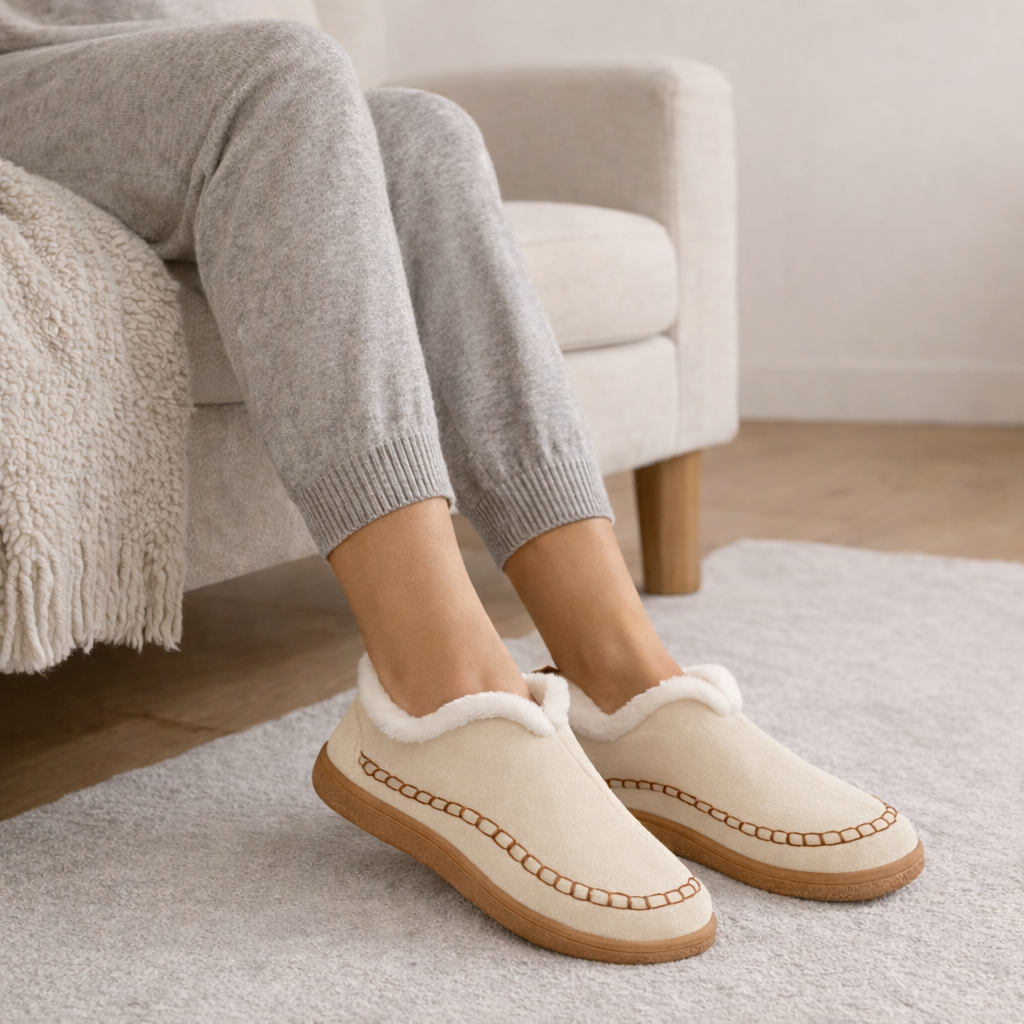 Pantuflas Mujer Invierno - Antideslizantes Cálidas Confort
