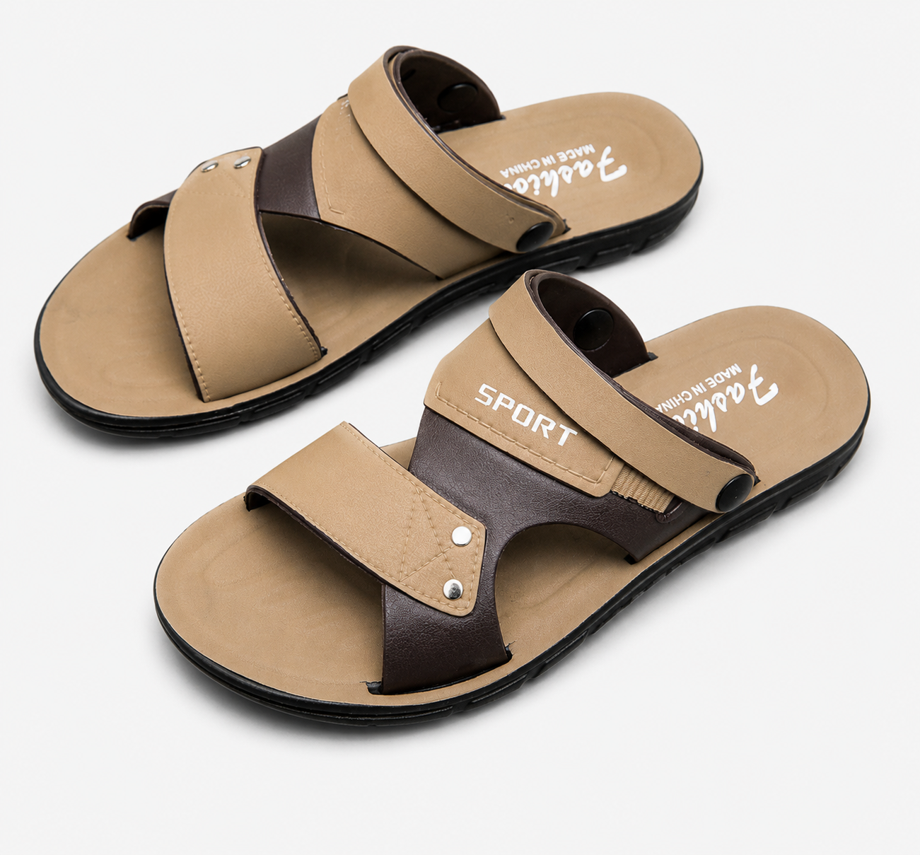 Sandalias Hombre Cómodas Ajustables Verano - Casual Diario