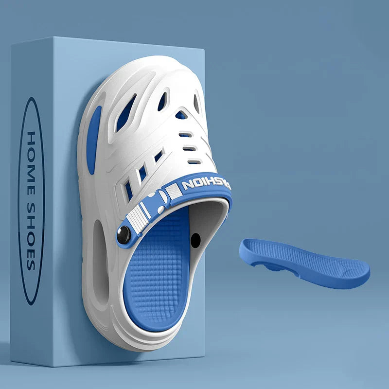 Pantuflas Hombre | Suela Acolchada, Correa Ajustable