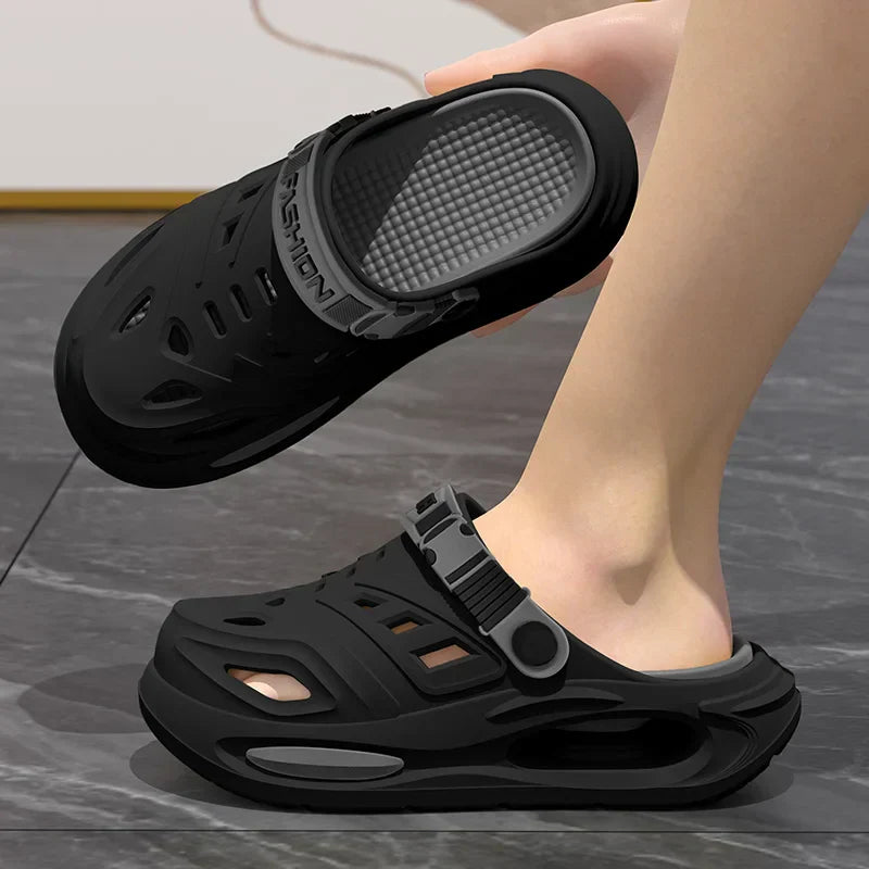 Pantuflas Hombre | Suela Acolchada, Correa Ajustable