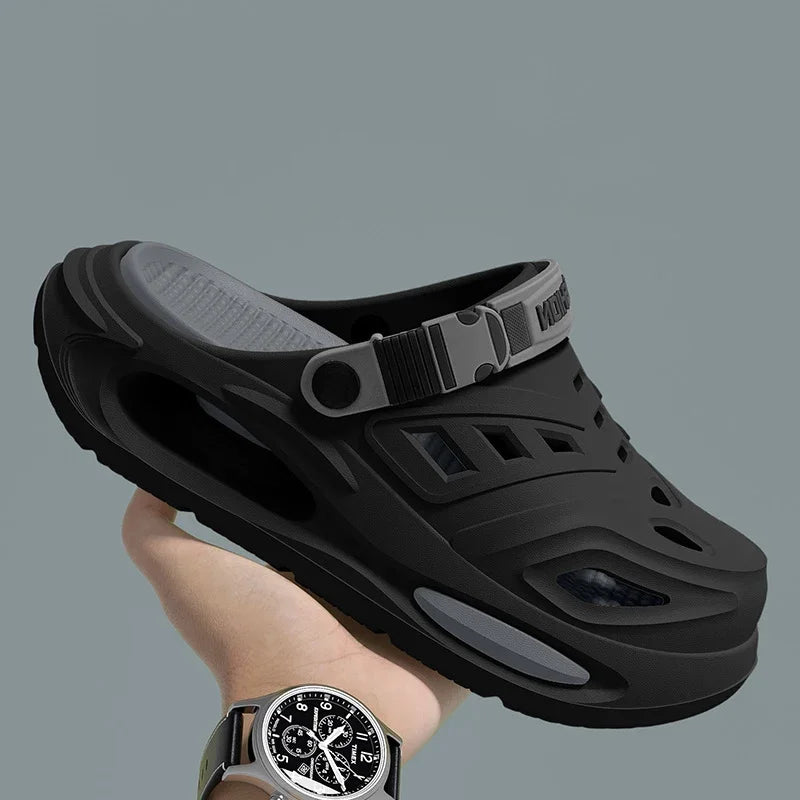 Pantuflas Hombre | Suela Acolchada, Correa Ajustable