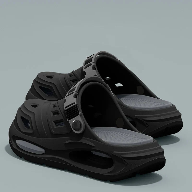 Pantuflas Hombre | Suela Acolchada, Correa Ajustable