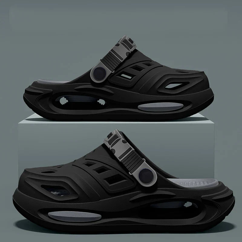 Pantuflas Hombre | Suela Acolchada, Correa Ajustable
