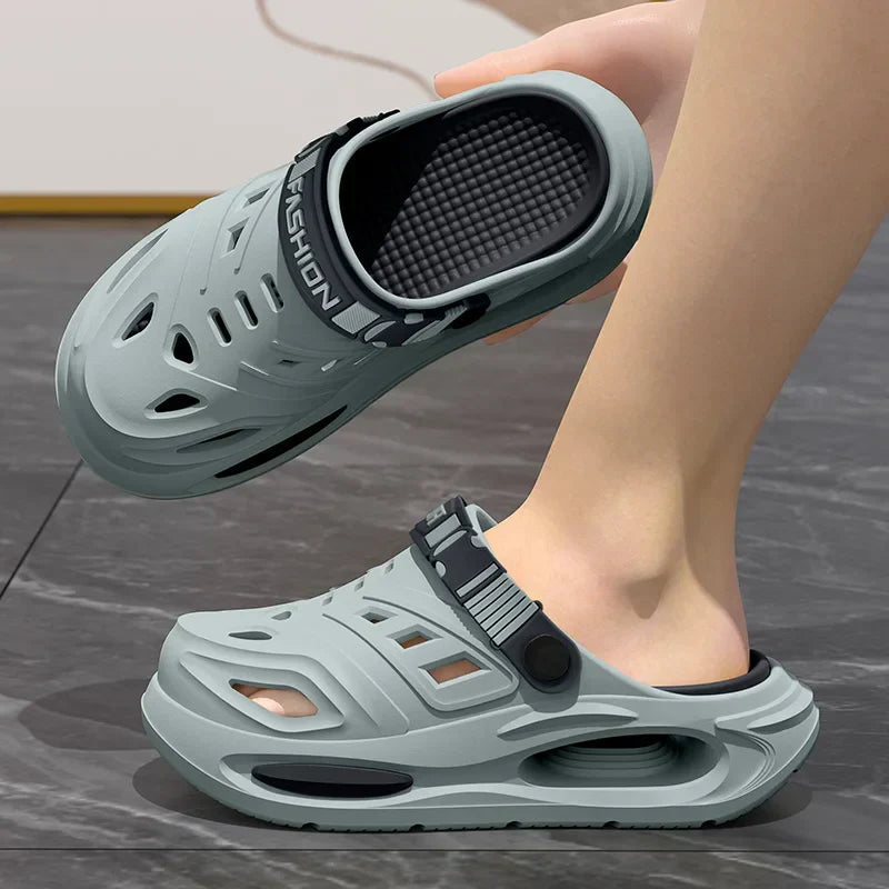 Pantuflas Hombre | Suela Acolchada, Correa Ajustable