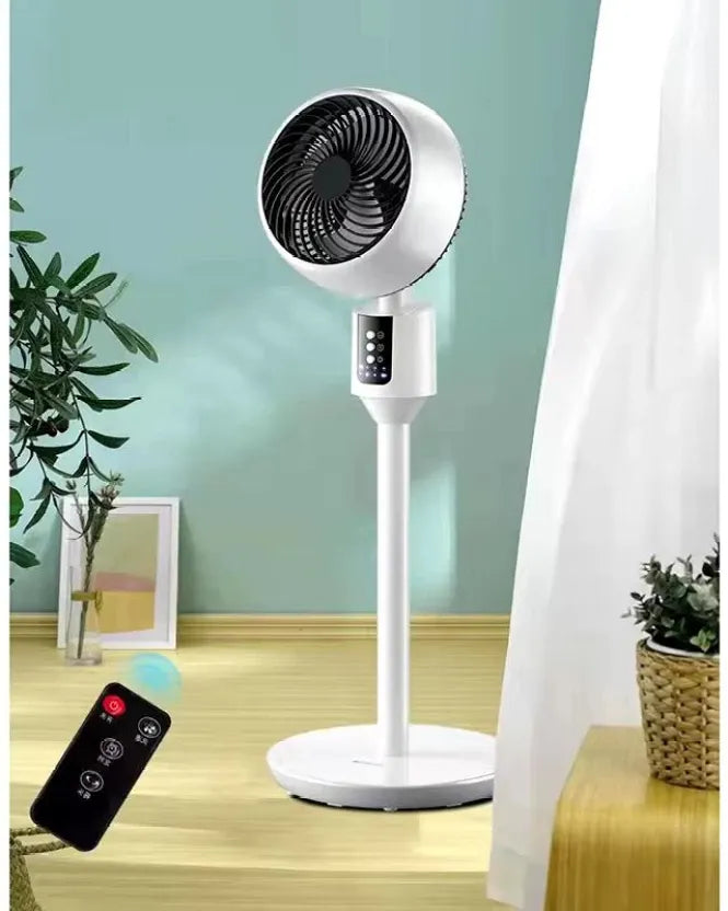 Ventilador de pie y mesa altura regulable con oscilación doble y mando a distancia