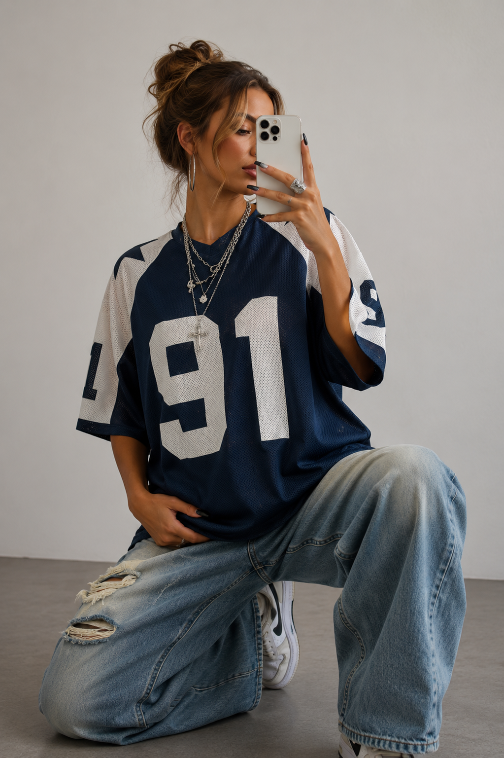 Camiseta Deportiva Oversize | Estampado Digital | Moda Callejera Y2K