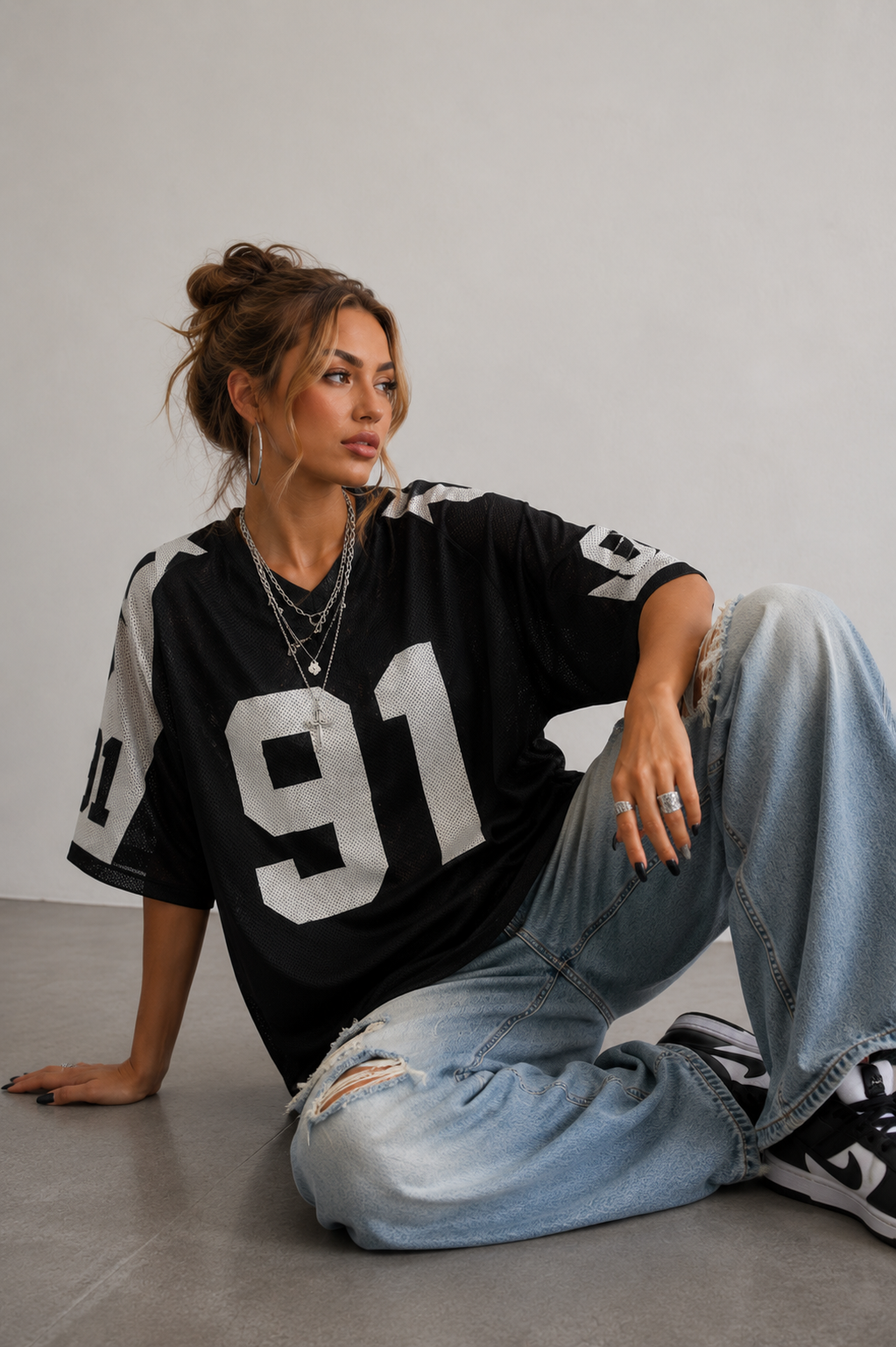 Camiseta Deportiva Oversize | Estampado Digital | Moda Callejera Y2K