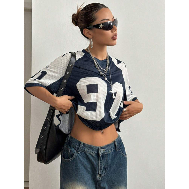 Camiseta Deportiva Oversize | Estampado Digital | Moda Callejera Y2K