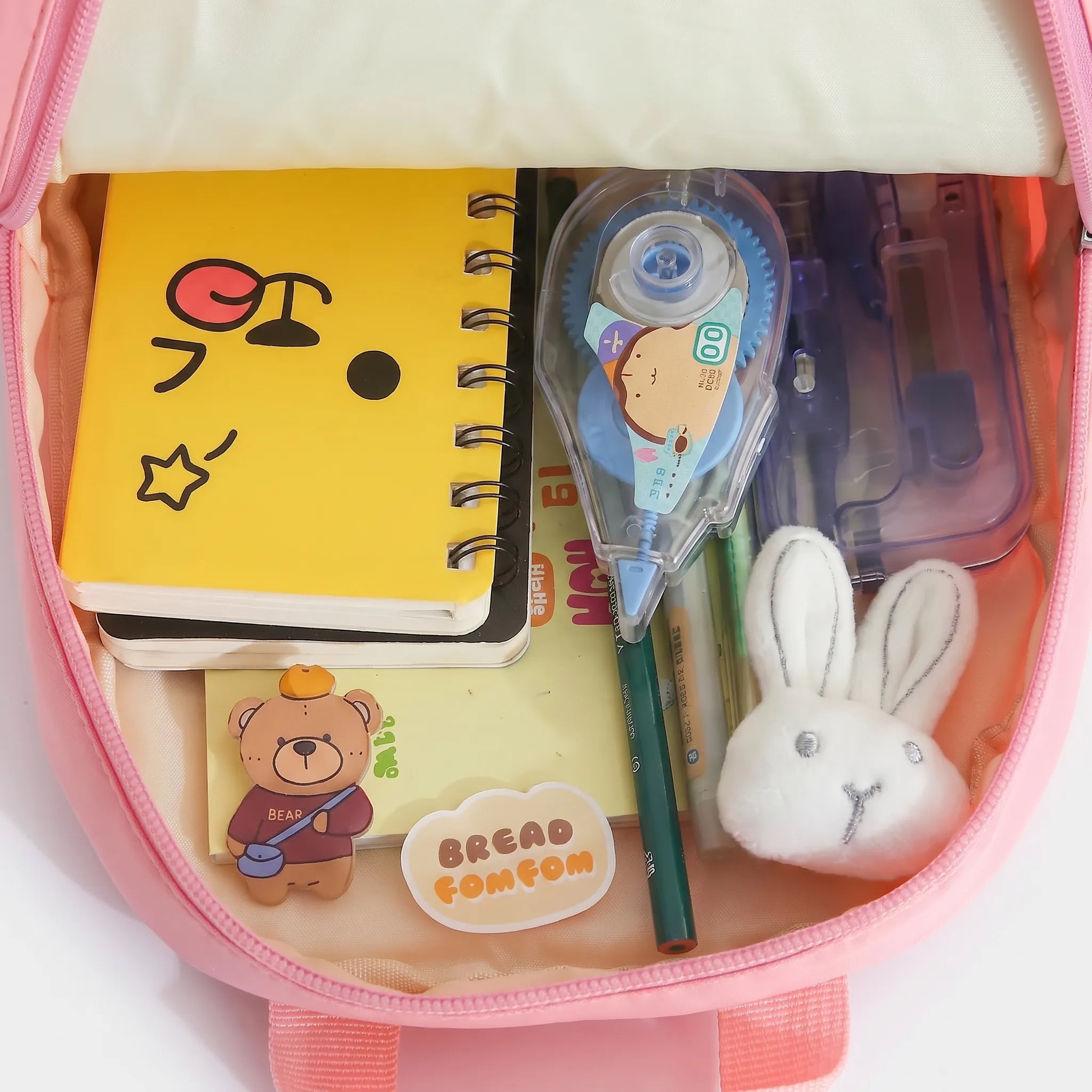Mochila Escolar Infantil | Con Peluche Removible | Hoplin