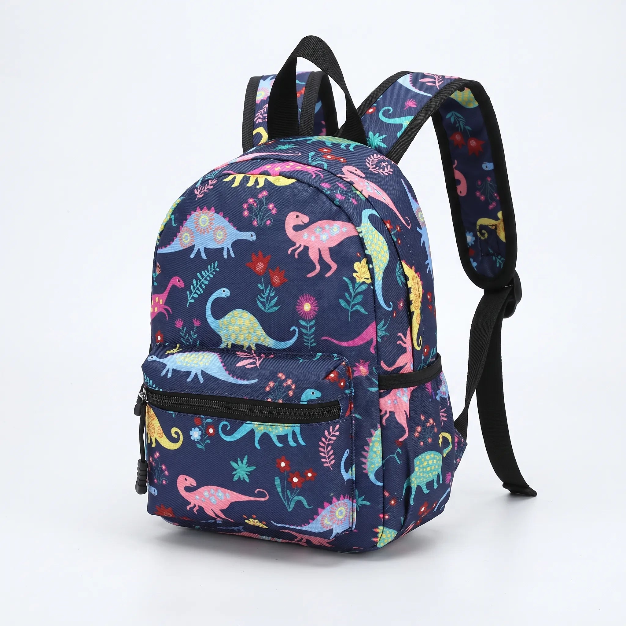 Mochila Escolar Infantil | Azul con Estampado | Compacta