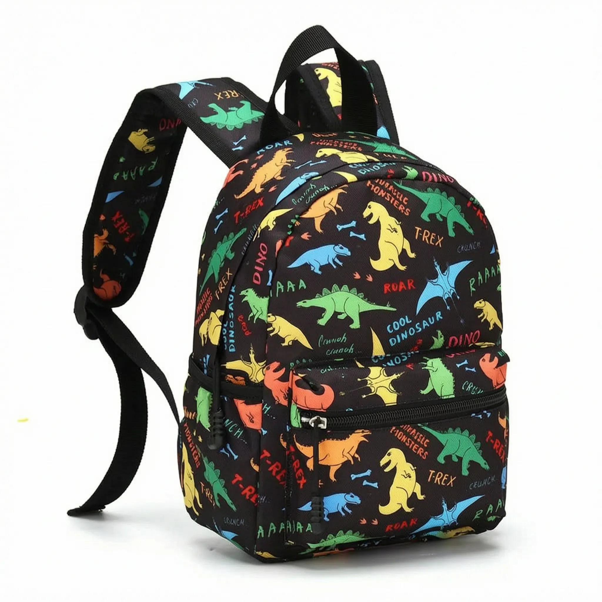 Mochila Escolar Infantil | Azul con Estampado | Compacta
