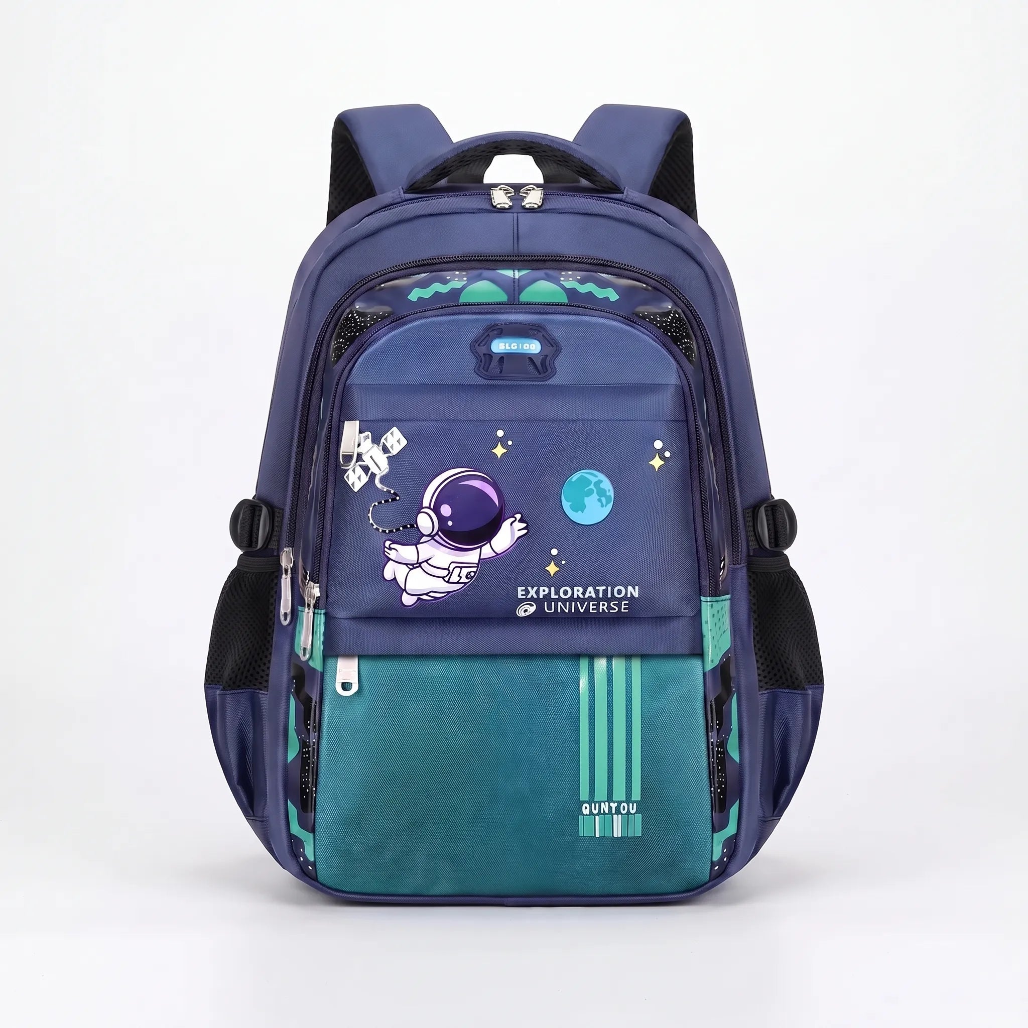 Mochila Escolar Infantil | Múltiples Compartimentos | Diseño Astronauta