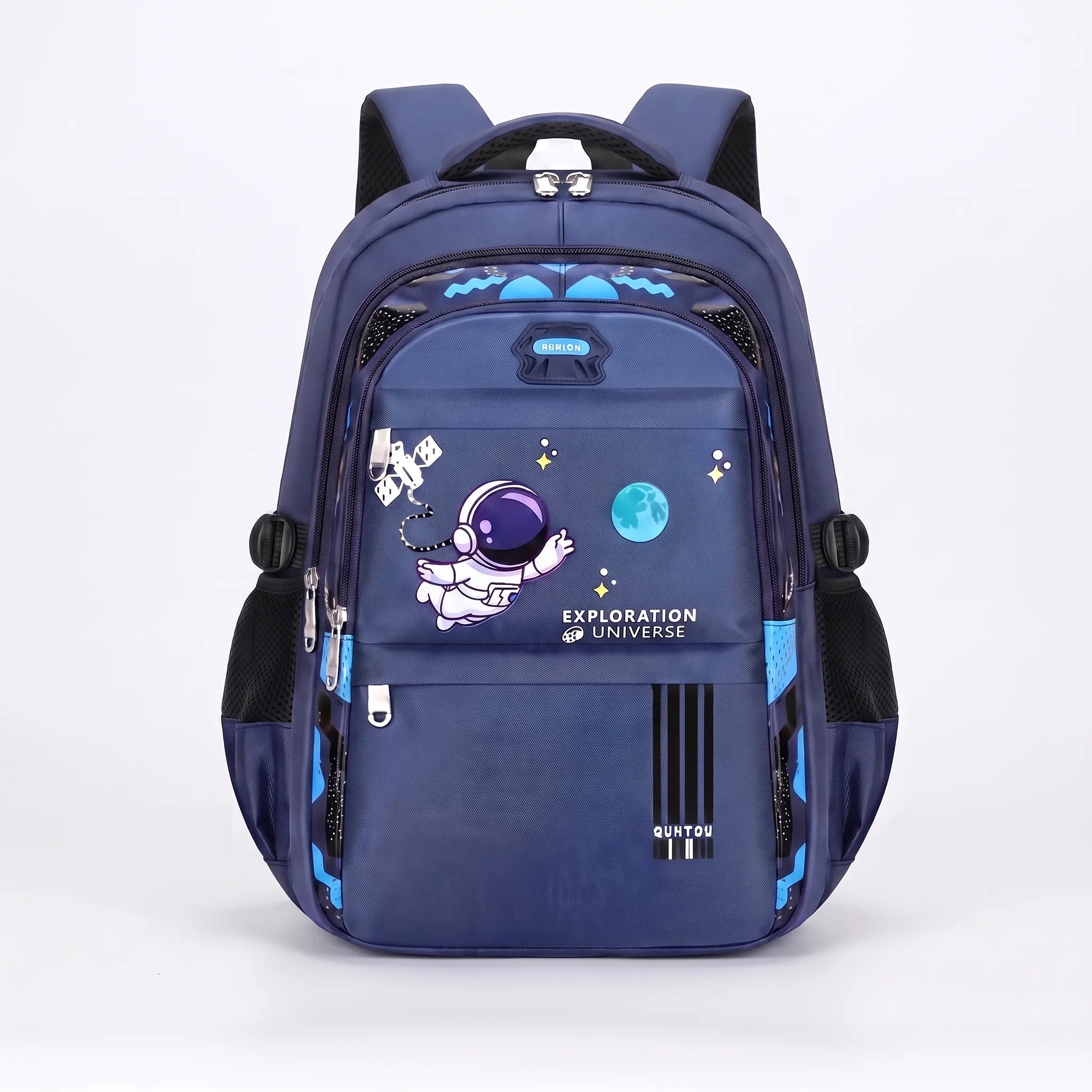 Mochila Escolar Infantil | Múltiples Compartimentos | Diseño Astronauta