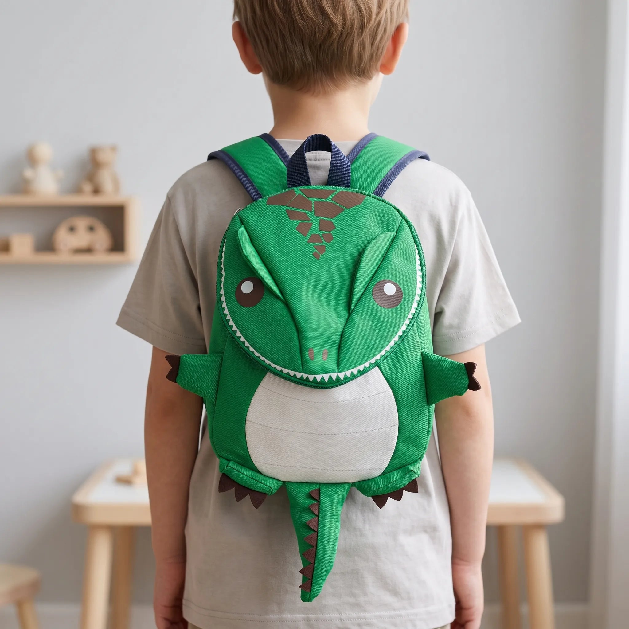 Mochila Escolar Infantil | Diseño 3D Dinosaurio | Roarlet