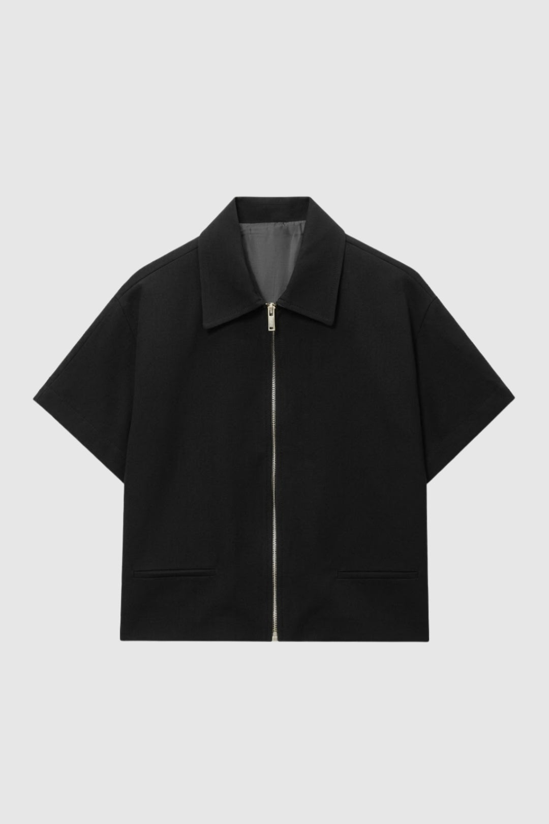 Chaqueta Corta Mujer | Cremallera y Solapas | Casual Chic