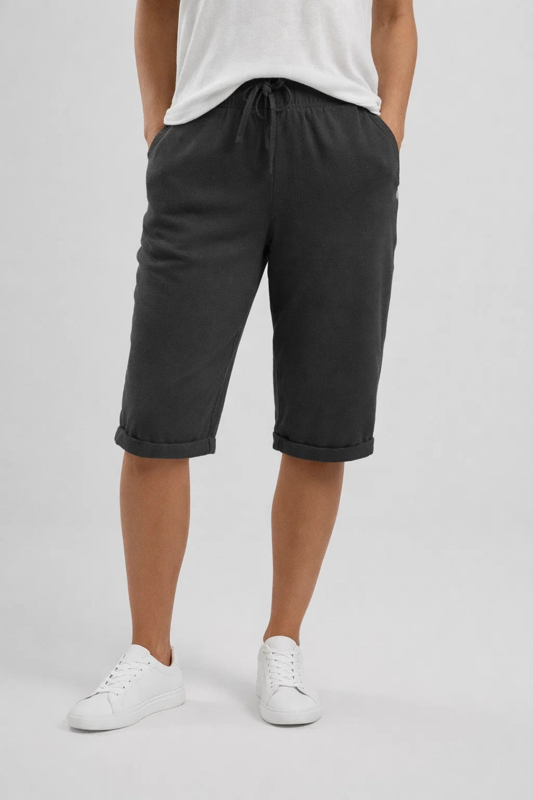 Pantalones Cortos Mujer | Ajuste Ancho Cintura Elástica | Verano
